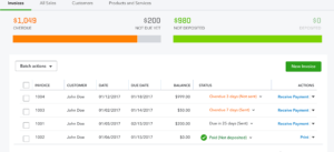 Quickbooks Invoices